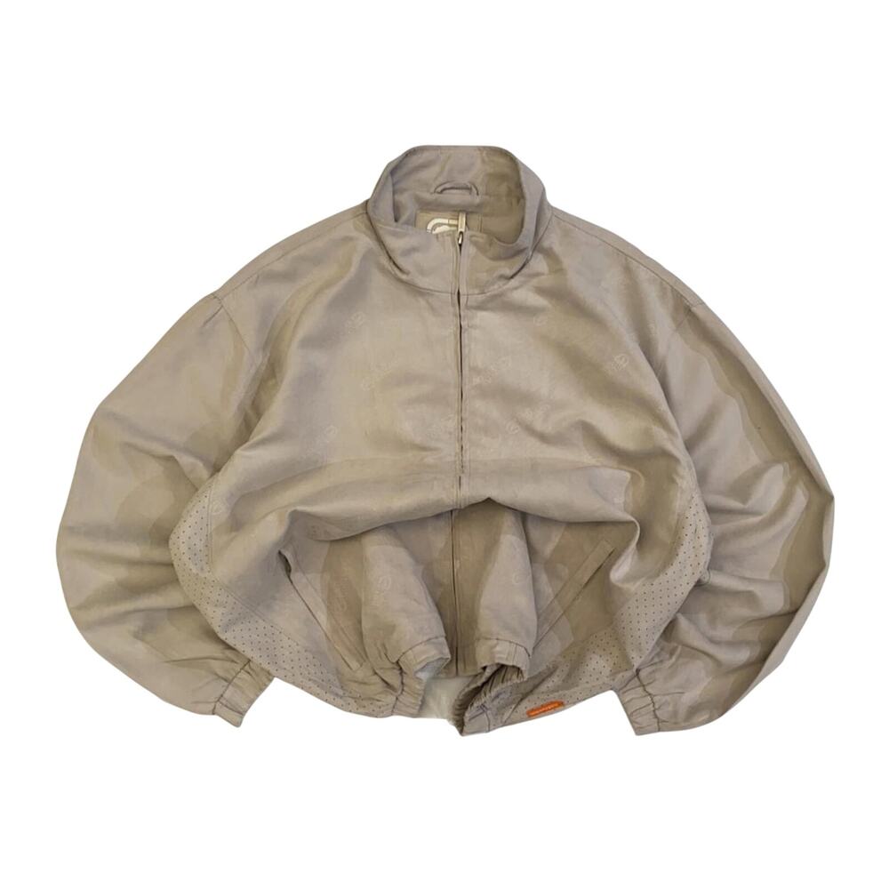 Ecko Unltd Y2K Hip Hop Made in Korea Full Zip Windbreaker Beige XL